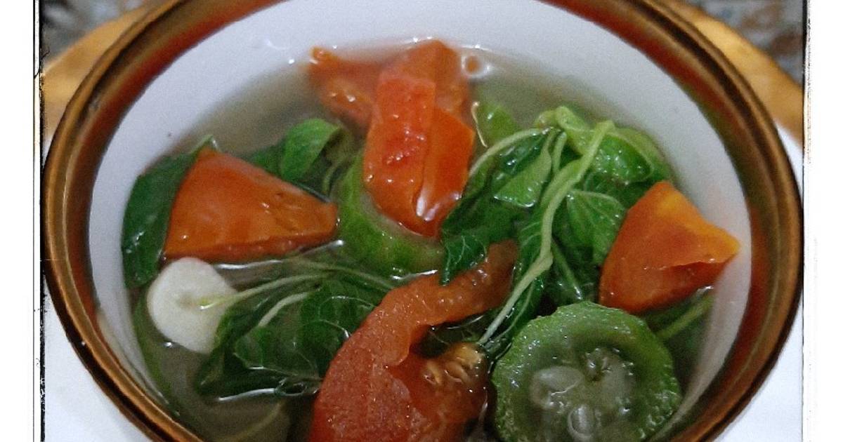 Resep Sayur Bening Bayam Dan Oyong Gambas Oleh Virginia Olivia Cookpad