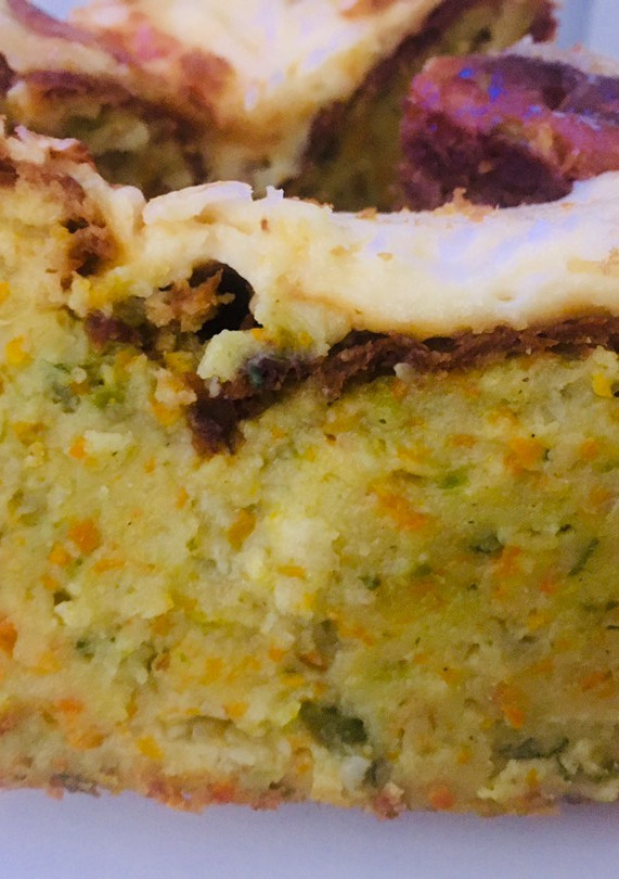 Una foto de BUDÍN DE VERDURAS🤩🥕🧅🥬🥒🍆🍅🥦🌽❤️