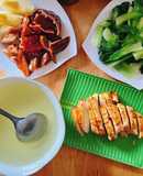 Ức gà nướng bằng NCKD