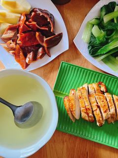 Hình của món Ức gà nướng bằng NCKD.