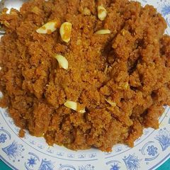 A picture of Gajar ka halwa.