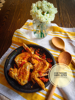 Foto resep Ayam Panggang Sambel Geprek