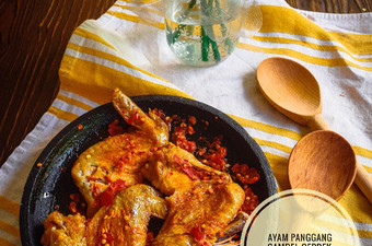 Cara Bikin Ayam Panggang Sambel Geprek Rumahan