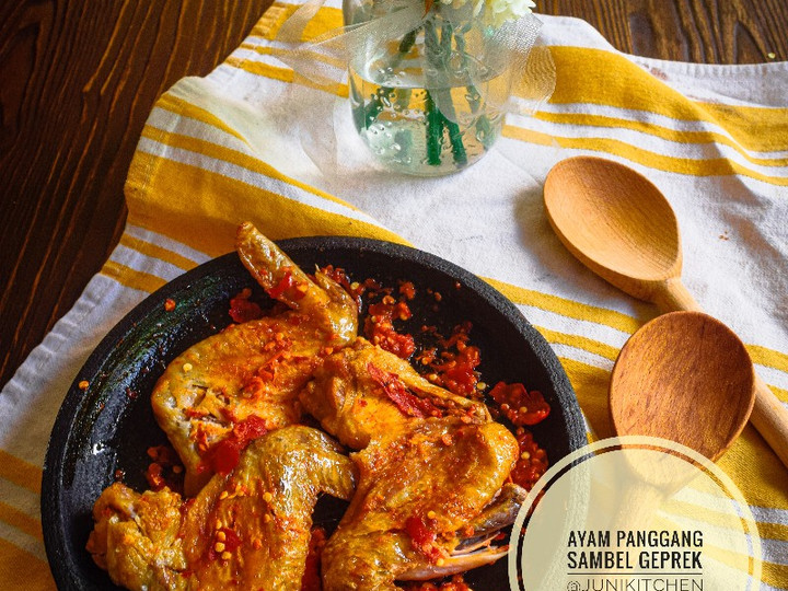 Cara Bikin Ayam Panggang Sambel Geprek Rumahan