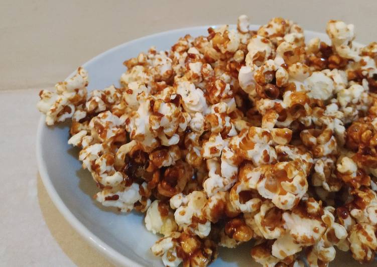 Resep 5. Popcorn Caramel Jadi, Bikin Ngiler