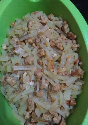 Foto resep Tumis labu siam dan tempe