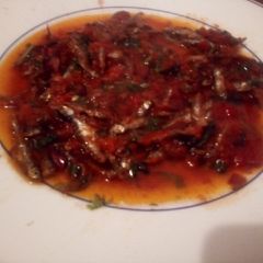 A picture of Themechallenge#small fish stew(omena).