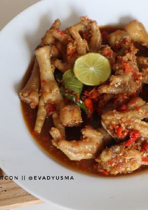 Foto resep Ceker sayap kepala mercon