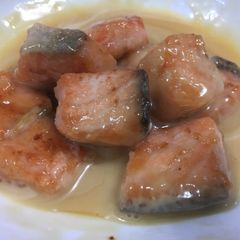 Salmon with Oyster Mayonnaise Sauce A picture of Salmon with Oyster Mayonnaise Sauce.