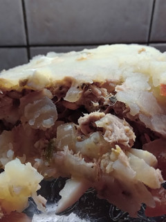 Una foto de Pastel de papa y atún