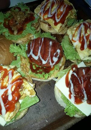 Foto resep Burger beef family
