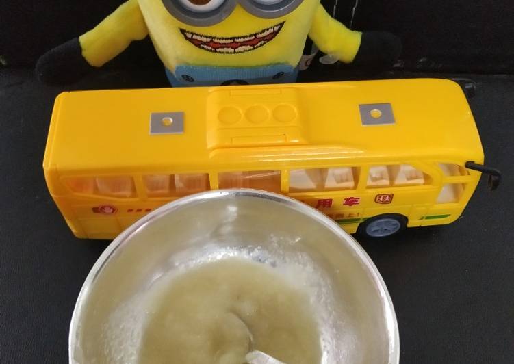 Steamed Pear Puree For Babies