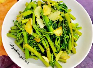 Hình của món Rau Nhút Xào Tỏi.