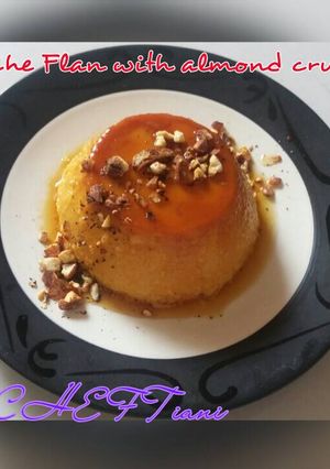 Foto resep 🍮 Leche Flan with almond crumbs 🍮