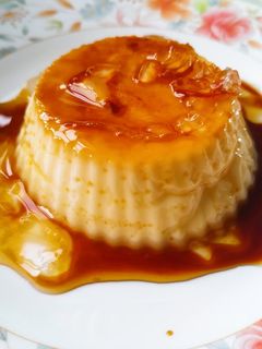 Hình của món Bánh Flan nướng (khuôn silicon).