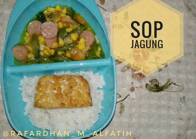 Recipe: Appetizing Sop jagung (mpasi 1+)