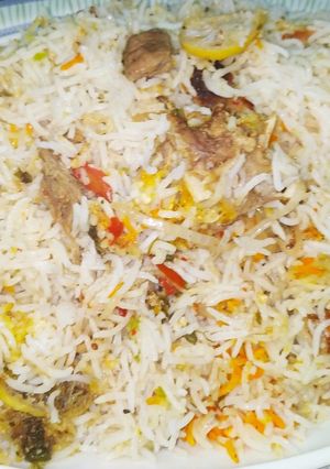 A picture of Special biryani.
