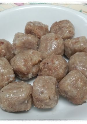 Foto resep Bola Bola Daging Kambing Bumbu Bratwurst