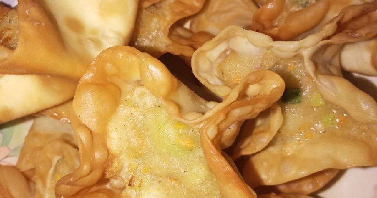 133 resep siomay goreng kulit pangsit  enak dan sederhana 