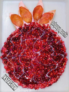 عکسی از دستور چیزکیک انار 🌸
