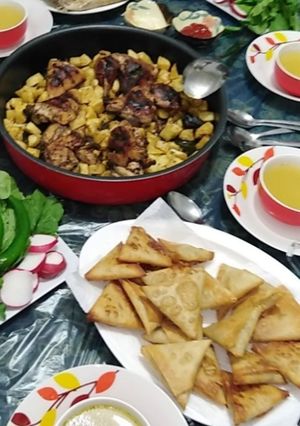 صورة لوصفة سمبوسك بالجبنة