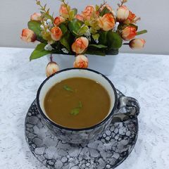 A picture of Vegetables oats soup.
