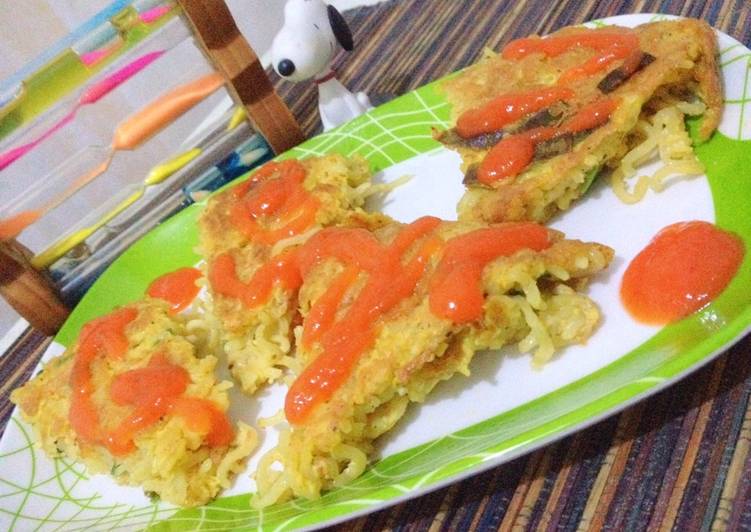 Pizza Martabak Mie #pekaninspirasi