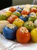 Five-Color Bánh Trôi (Vietnamese Glutinous Rice Balls)