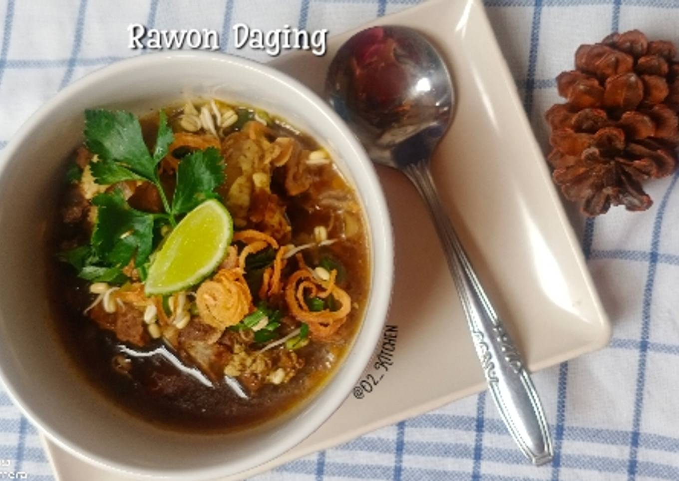 Resep #131 Rawon Daging dan Tulangan (Bumbu Instan) yang Sempurna