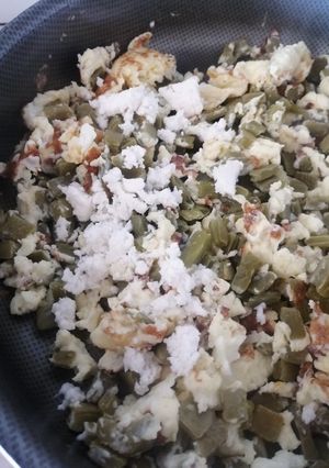 Una foto de Nopalitos con huevo