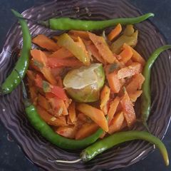 A picture of Spicy carrot relish.