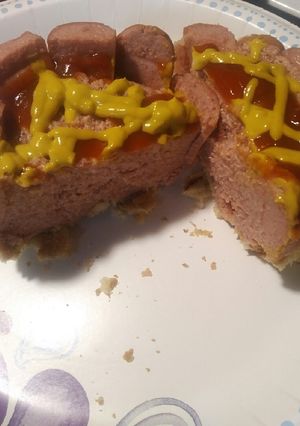 A picture of Hotdog Pie.