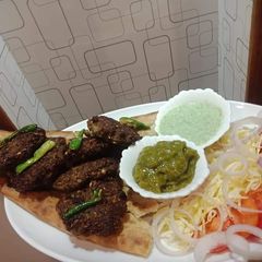 A picture of Beef Chapli kabab.