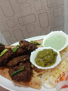 A picture of Beef Chapli kabab.