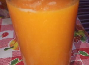 صورة لوصفة عصير الجزر والليمون 😍😍