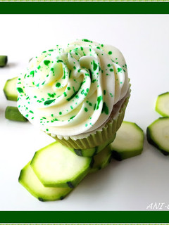 Una foto de Cupcakes de calabacín y queso mascarpone