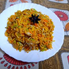 A picture of Veg Dum biryani.