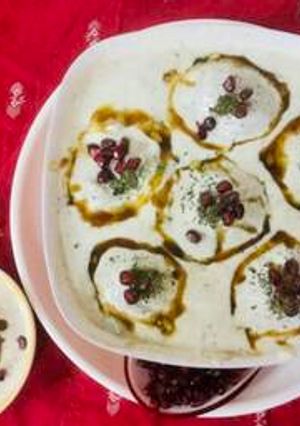A picture of Dahi Vada.