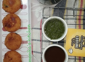 A picture of Paneer kabab garlic flavour.