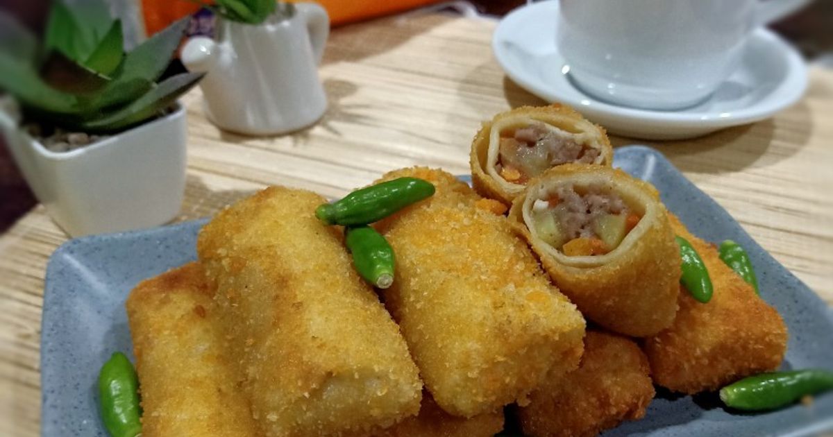 Risol Rendang Resep Risol Isi Daging Sapi & Sayur oleh Heny Widiastuti - Cookpad