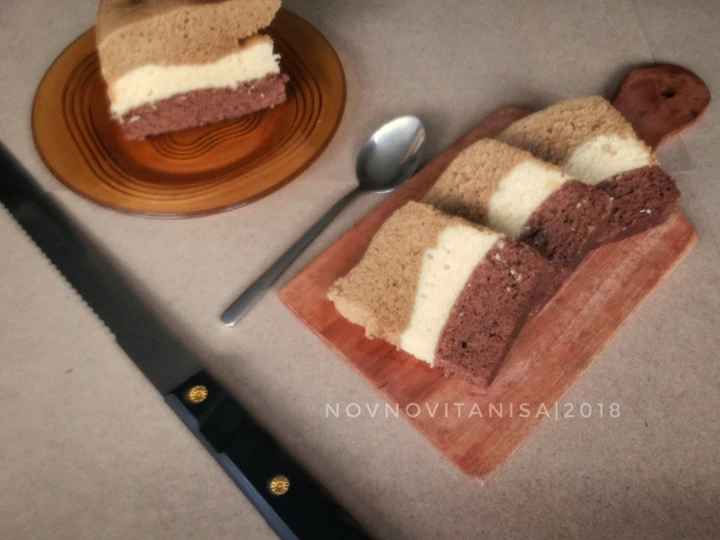 Langkah Mudah untuk Menyiapkan Resep Bolu kukus tiramisu yang Lezat Anti Ribet, Lezat Sekali