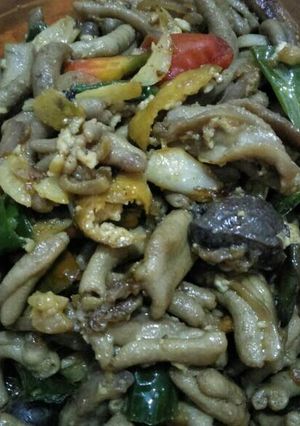 Foto resep Tumis Usus Cabe Hijau