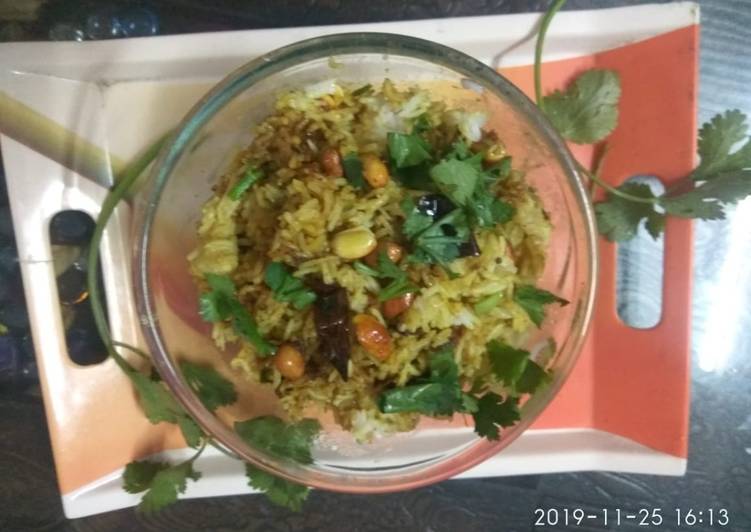 Simple Way to Make Super Quick Homemade Tamarind Rice South Indian dish