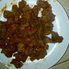 A picture of Tasty goat meat stew.