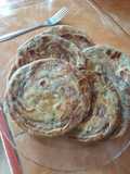 Roti canai isi coklat