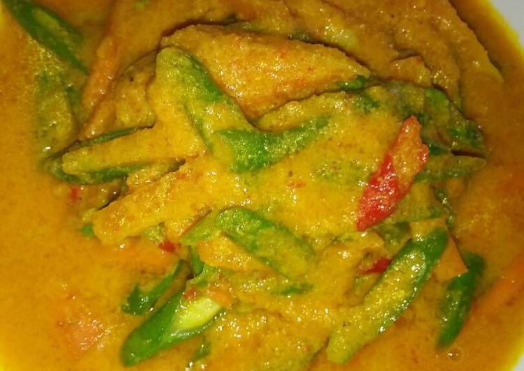 Buncis Wortel Bumbu Kuning