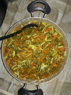 عکسی از دستور ترشی لوبیا سبز