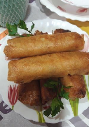 صورة لوصفة بوراك البطاطا المهروسه
