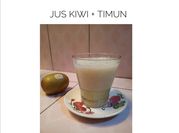 Gambar jus kiwi ketimun