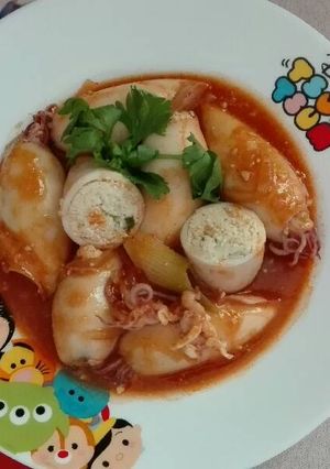 Foto resep Cumi Isi saos asam manis